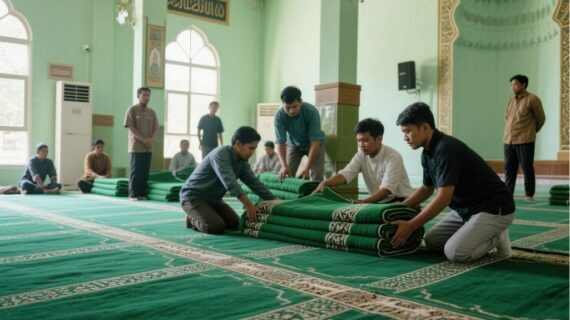 Sedekah 1000 Karpet untuk Masjid Pelosok