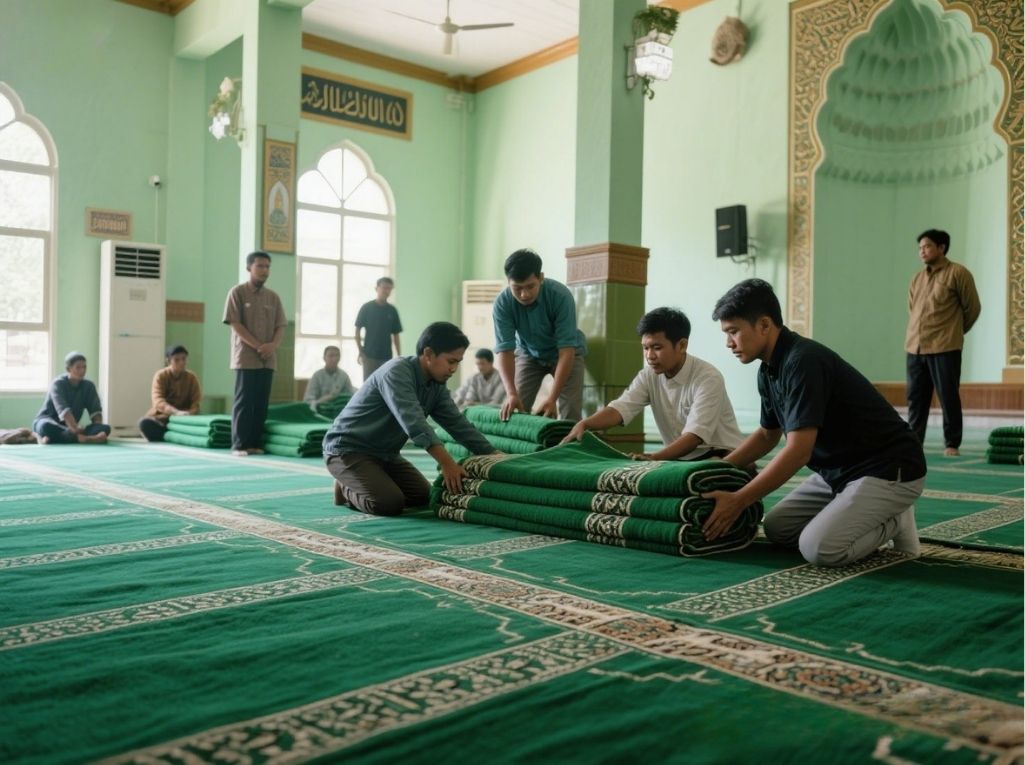 Sedekah 1000 Karpet untuk Masjid Pelosok